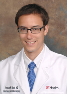 Jonathan Mark, MD Assistant Professor of Head and Neck Surgery Phone: (513) 650-3403 Email: markjr@ucmail.uc.edu