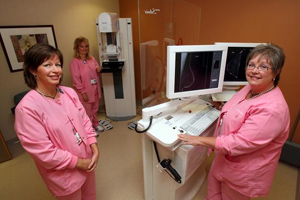 Our compassionate, skilled mammography technologists will help ease you through what could be a stressful time.